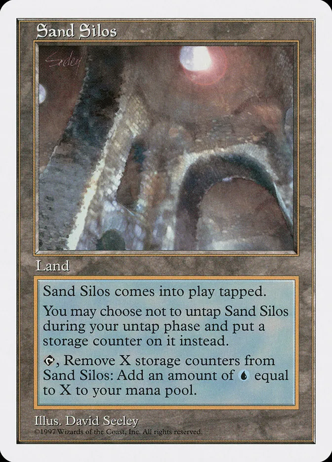 1997 Fifth Edition Sand Silos rare #423 rare card image