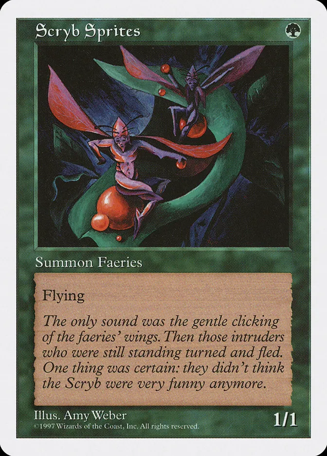 1997 Fifth Edition Scryb Sprites common #324 common card image