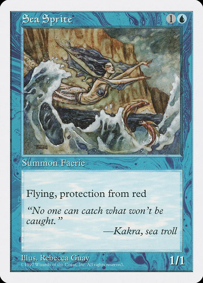 1997 Fifth Edition Sea Sprite #120 uncommon card image