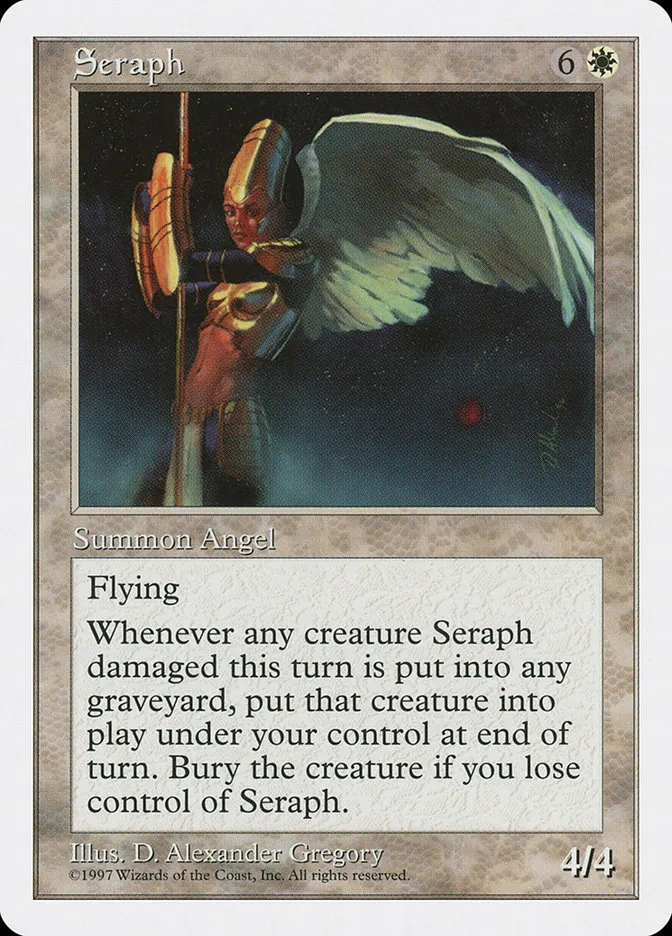 1997 Fifth Edition Seraph rare #59 rare card image