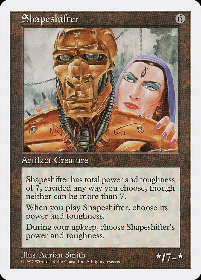 1997 Fifth Edition Shapeshifter uncommon #398 uncommon card image