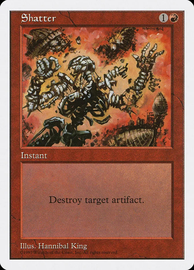 1997 Fifth Edition Shatter common #265 common card image