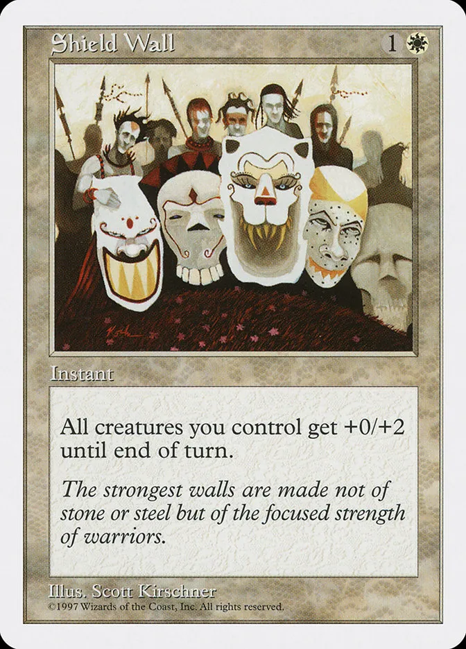 1997 Fifth Edition Shield Wall common #63 common card image