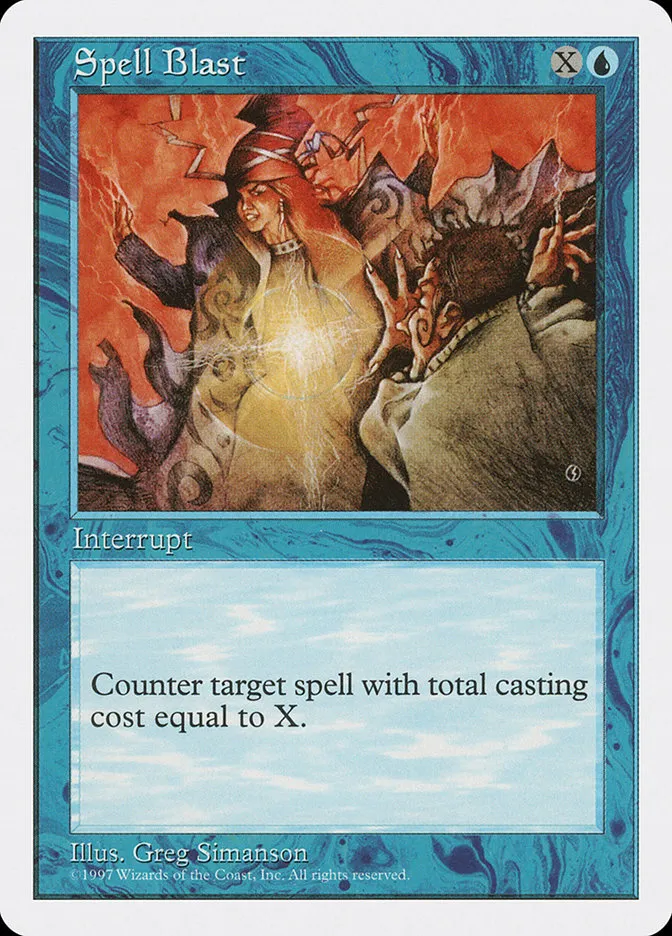 1997 Fifth Edition Spell Blast #126 common card image