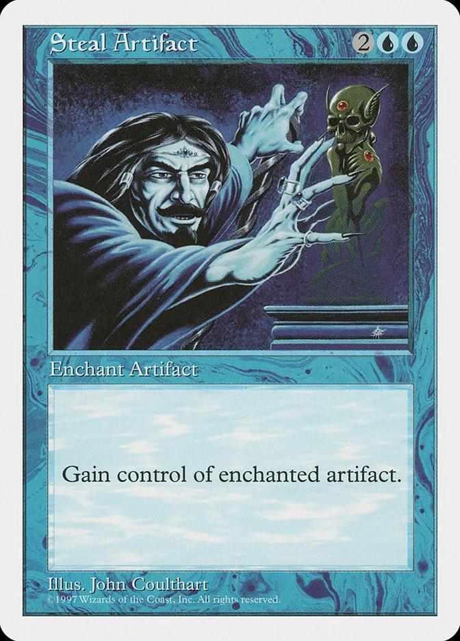 1997 Fifth Edition Steal Artifact uncommon #128 uncommon card image