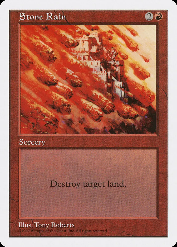 1997 Fifth Edition Stone Rain common #270 common card image