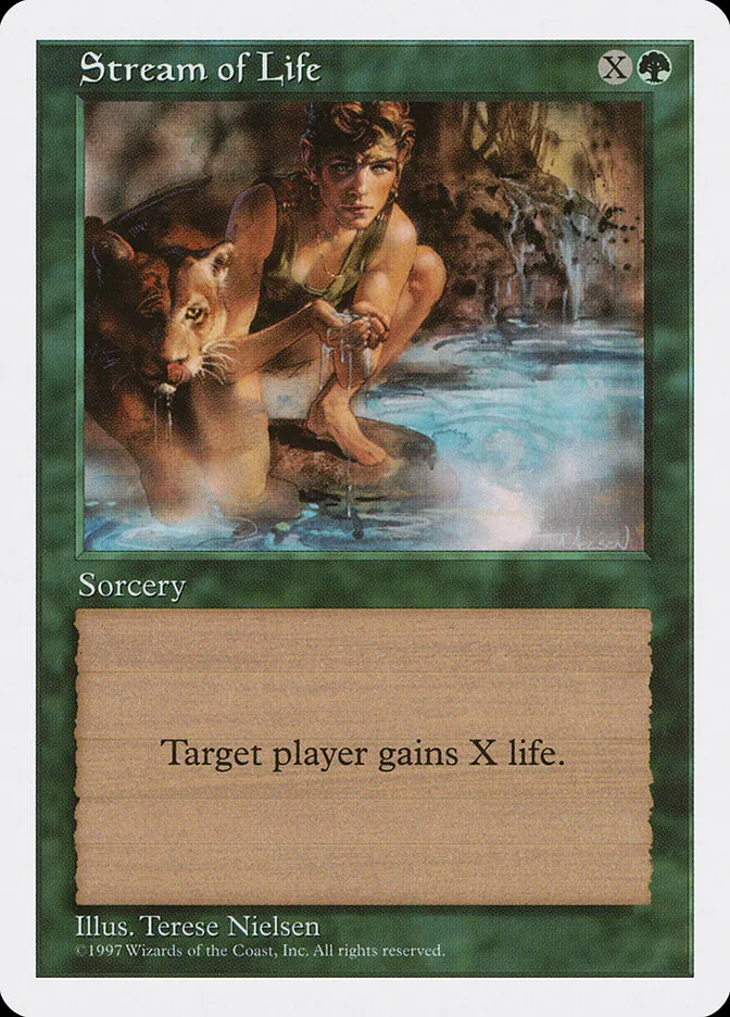 1997 Fifth Edition Stream of Life common #328 common card image
