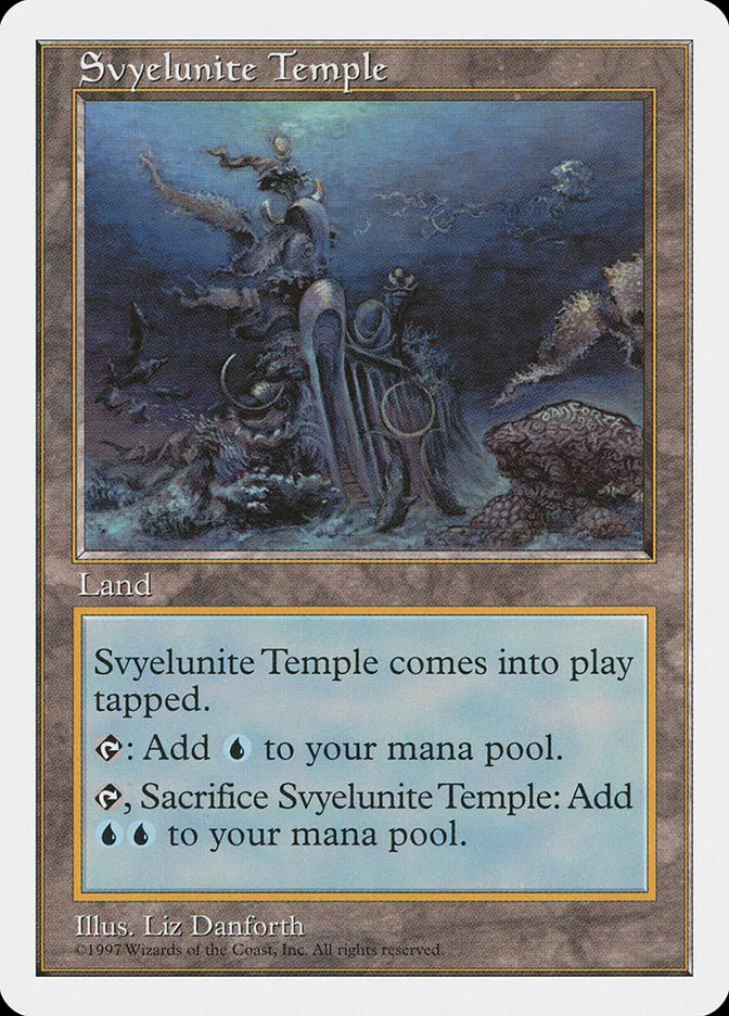 1997 Fifth Edition Svyelunite Temple uncommon #425 uncommon card image