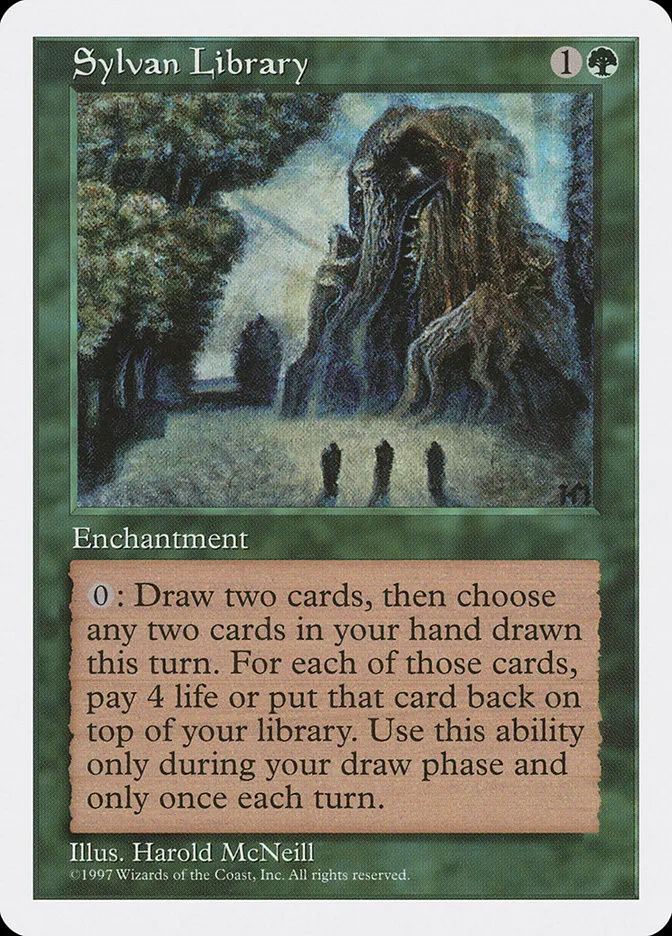 1997 Fifth Edition Sylvan Library rare #329 rare card image