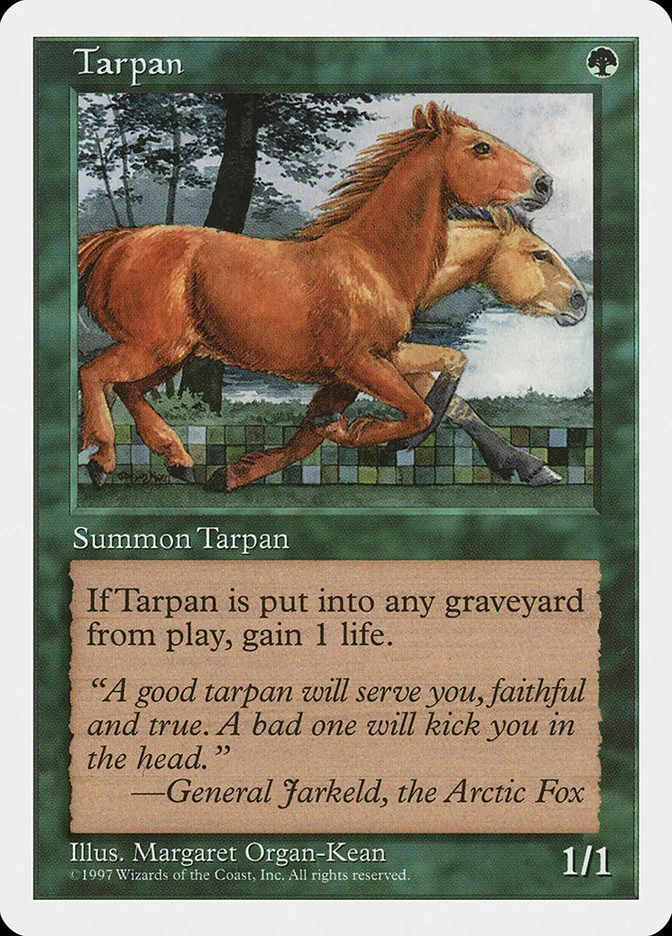 1997 Fifth Edition Tarpan common #330 common card image