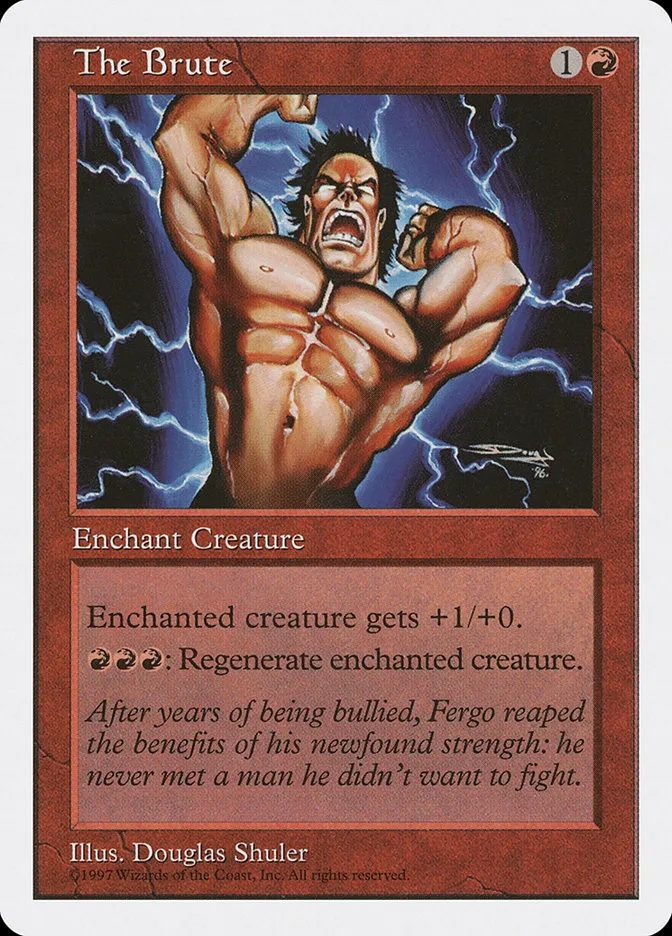 1997 Fifth Edition The Brute common #272 common card image
