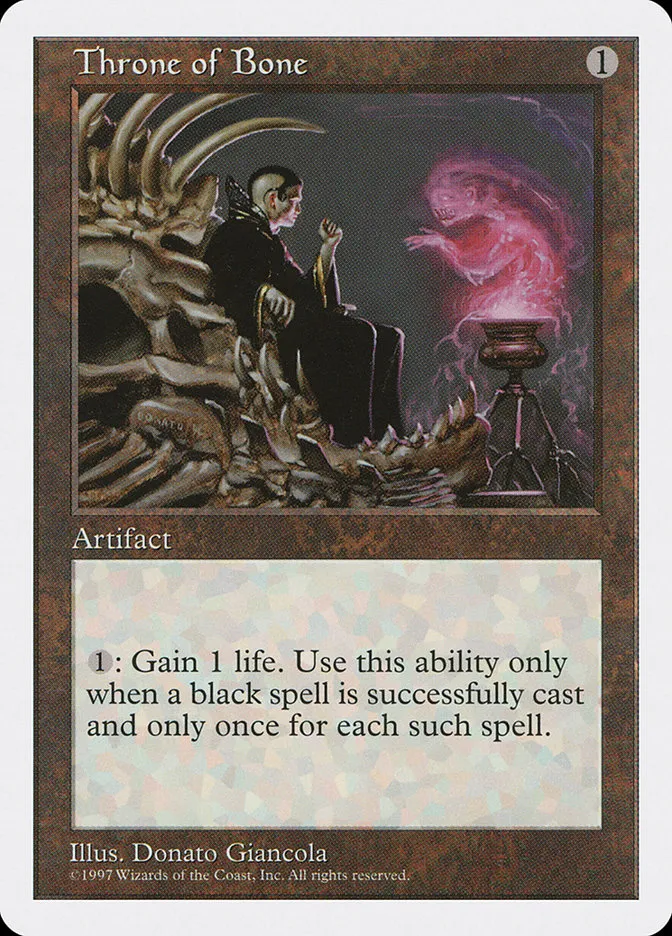 1997 Fifth Edition Throne of Bone #403 uncommon card image
