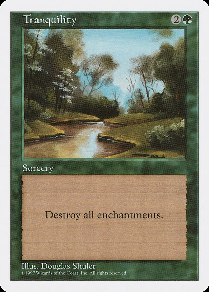 1997 Fifth Edition Tranquility common #333 common card image