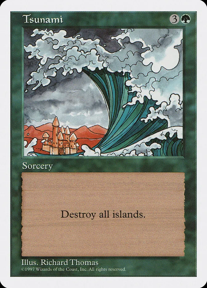 1997 Fifth Edition Tsunami uncommon #334 uncommon card image