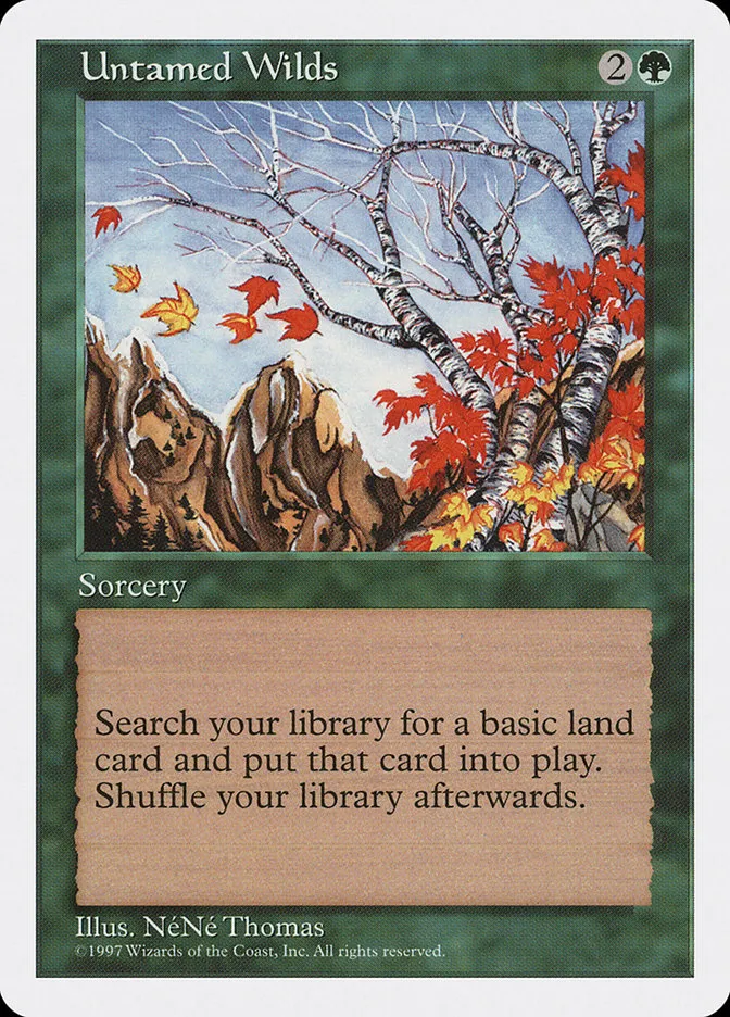 1997 Fifth Edition Untamed Wilds uncommon #335 uncommon card image