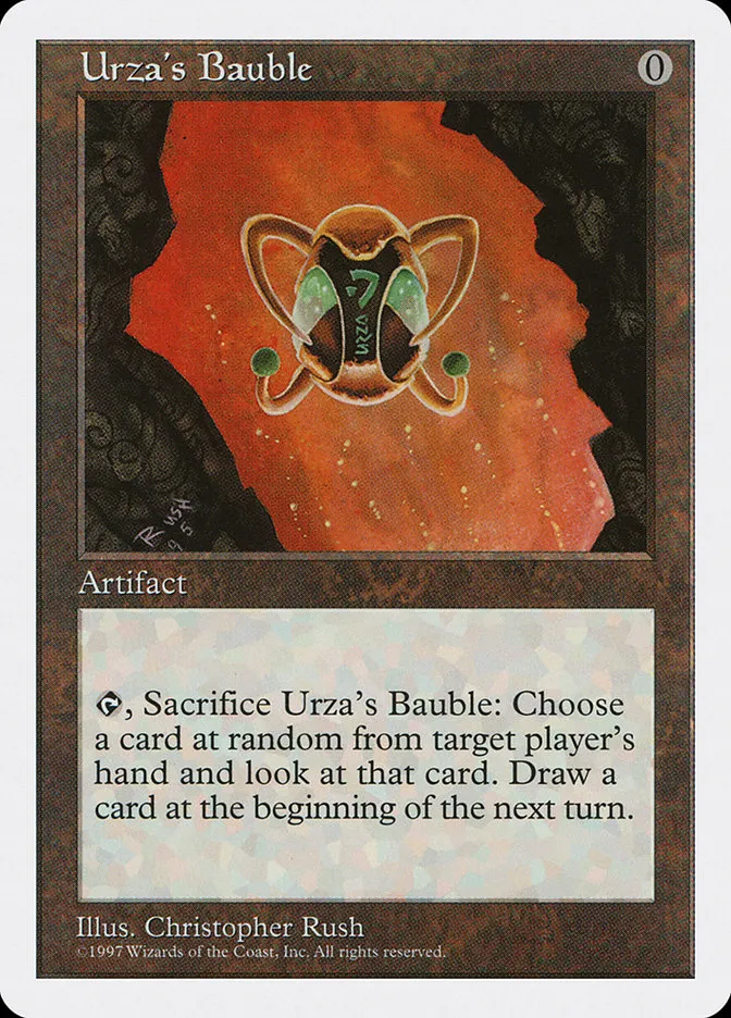 1997 Fifth Edition Urza's Bauble #406 uncommon card image