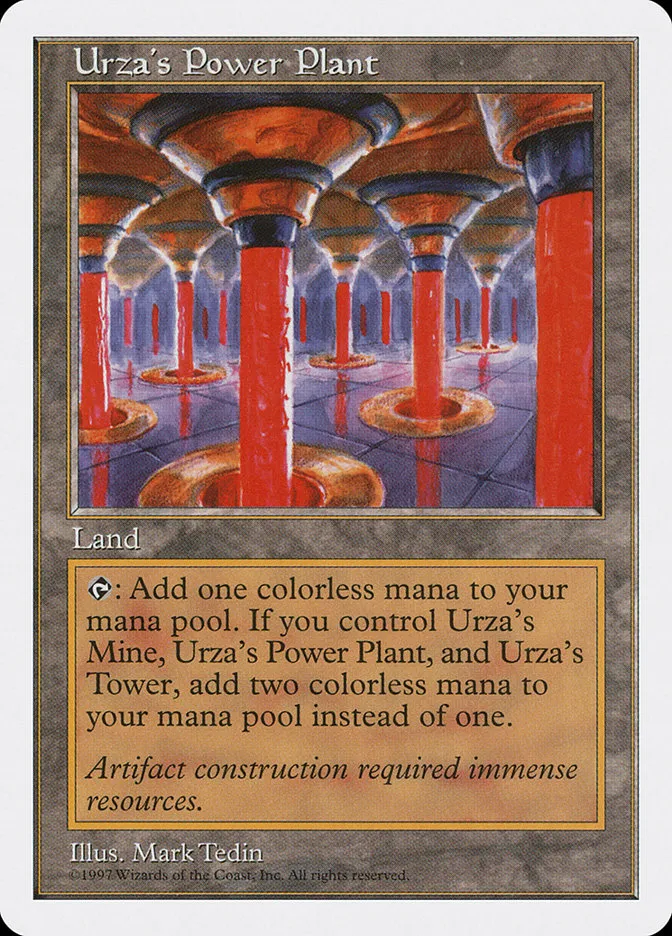 1997 Fifth Edition Urza's Power Plant #428 common card image