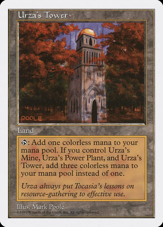 1997 Fifth Edition Urza's Tower common #429 common card image