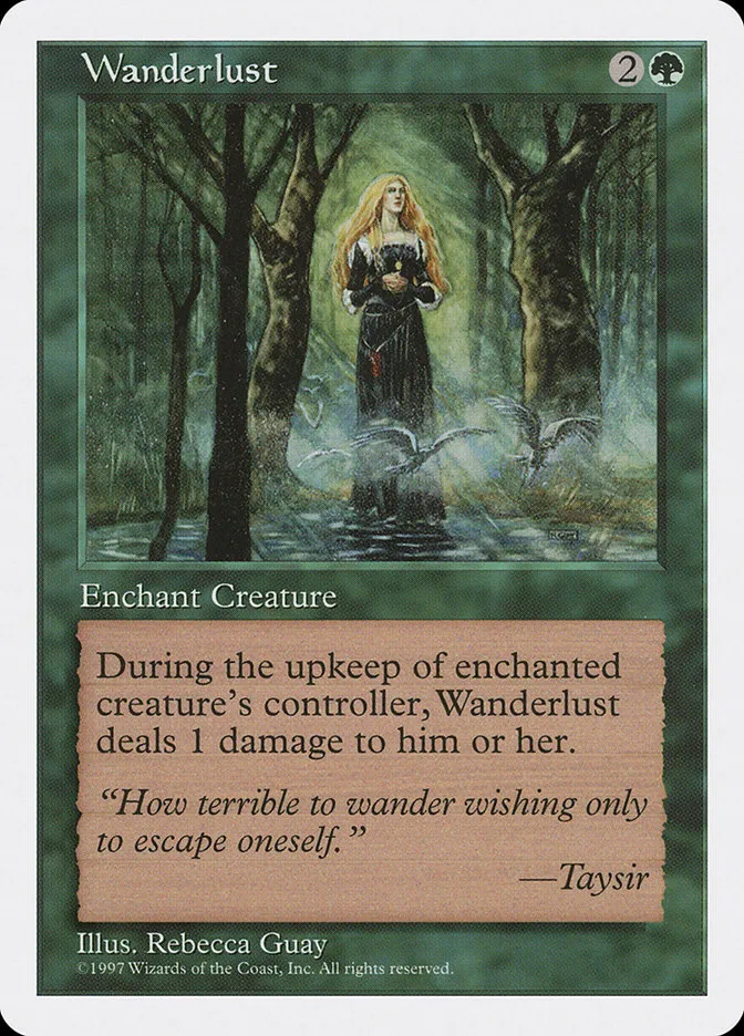 1997 Fifth Edition Wanderlust #339 uncommon card image