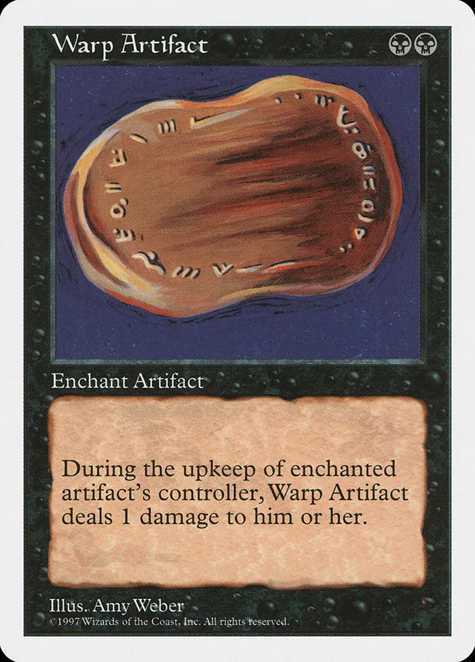 1997 Fifth Edition Warp Artifact rare #204 rare card image