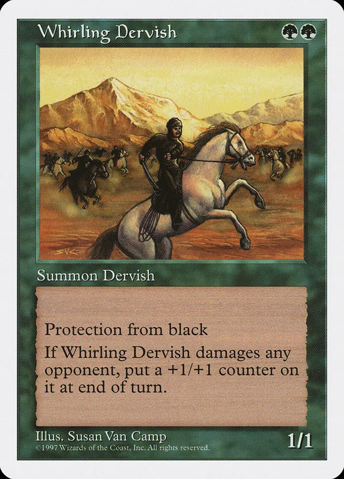1997 Fifth Edition Whirling Dervish #341 uncommon card image
