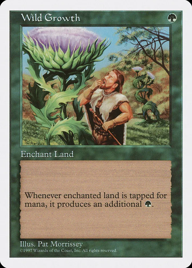 1997 Fifth Edition Wild Growth common #342 common card image