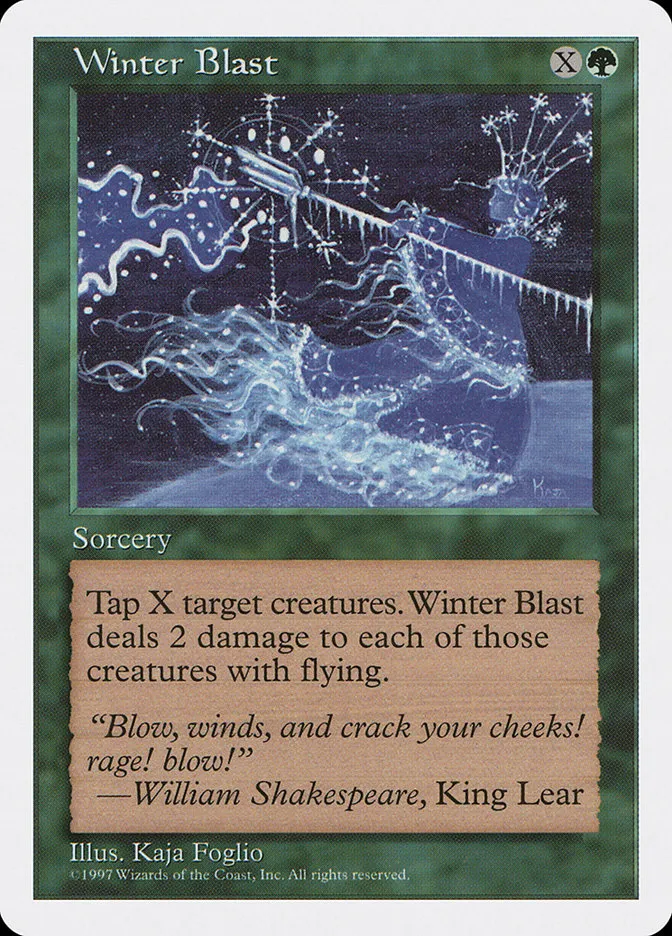 1997 Fifth Edition Winter Blast uncommon #343 uncommon card image