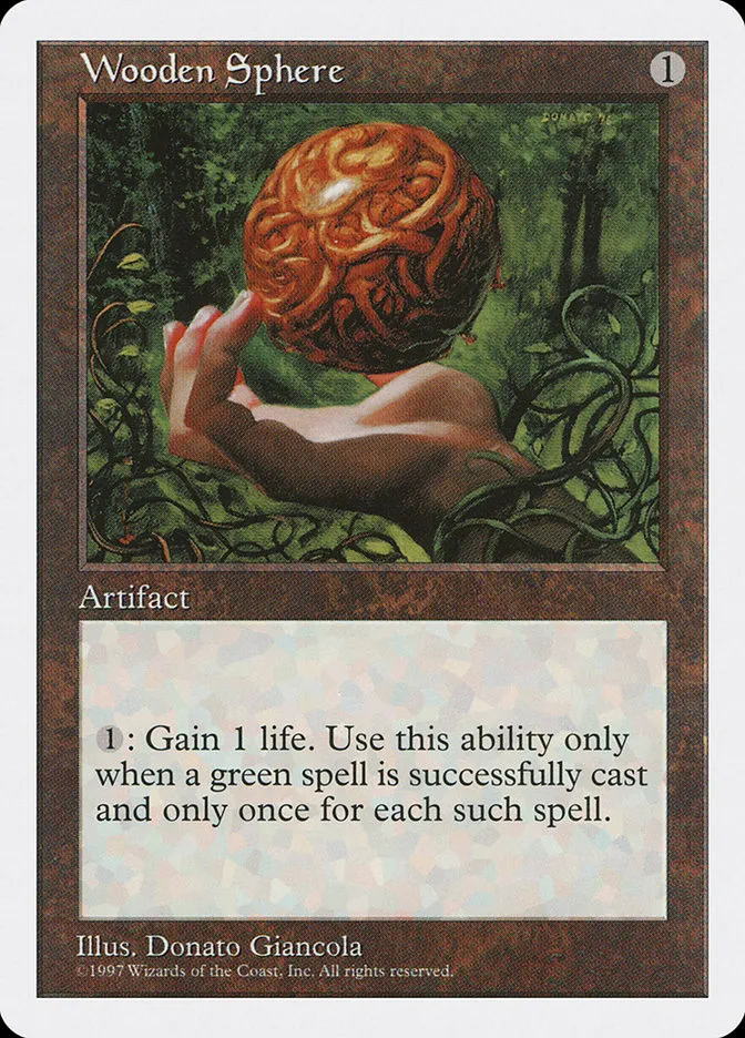 1997 Fifth Edition Wooden Sphere uncommon #409 uncommon card image