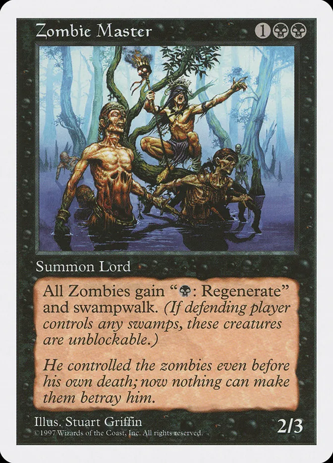 1997 Fifth Edition Zombie Master #207 rare card image