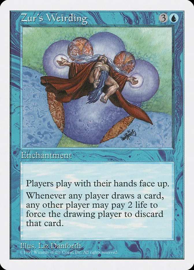 1997 Fifth Edition Zur's Weirding rare #138 rare card image