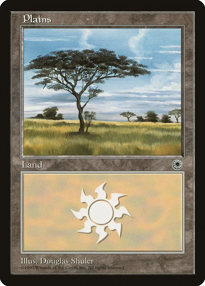 1997 Portal Plains common #198 common card image