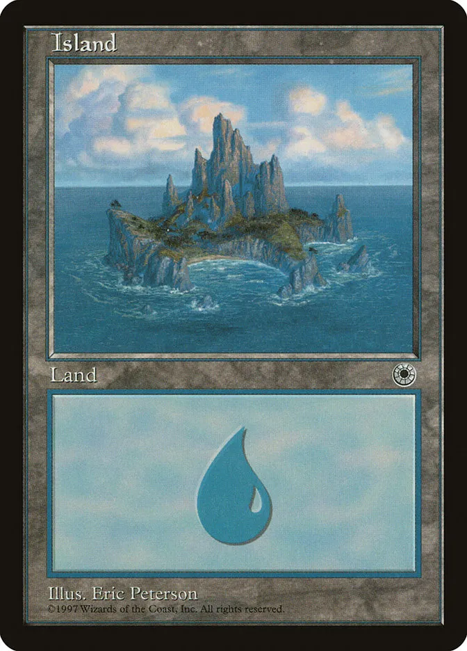 1997 Portal Island common #201 common card image