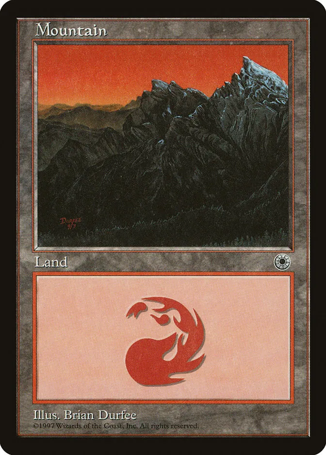 1997 Portal Mountain common #209 common card image