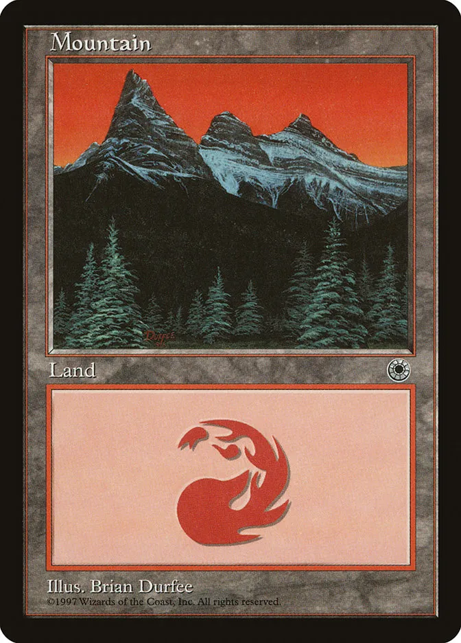 1997 Portal Mountain common #211 common card image