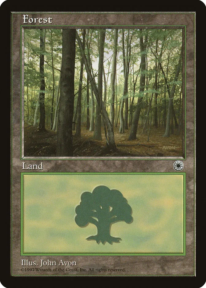 1997 Portal Forest common #213 common card image