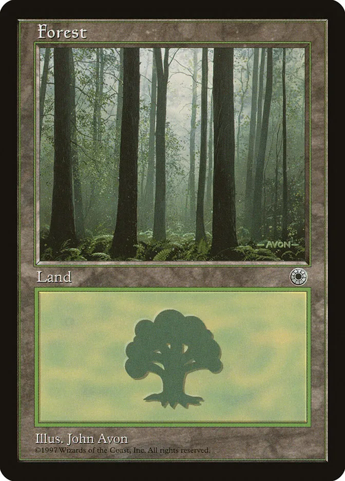1997 Portal Forest common #214 common card image