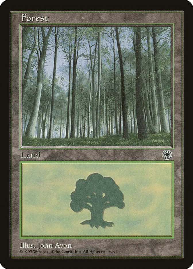 1997 Portal Forest common #215 common card image