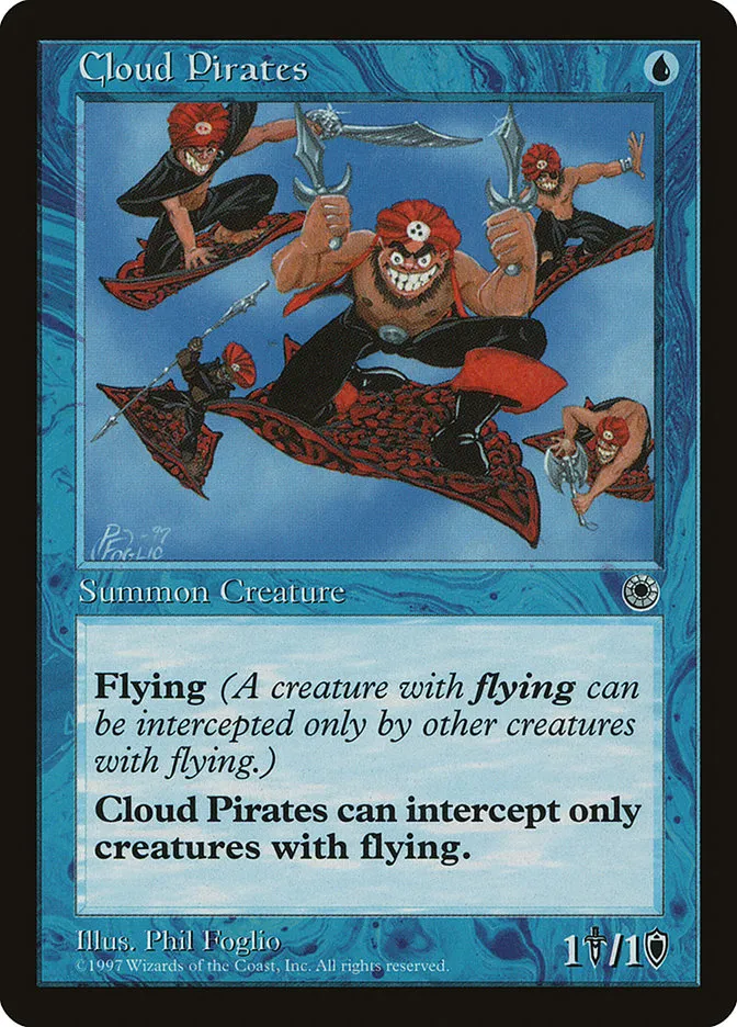 1997 Portal Cloud Pirates common #46d common card image