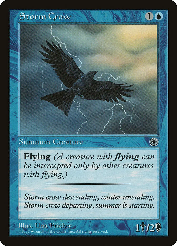 1997 Portal Storm Crow common #69d common card image