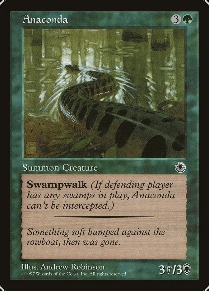 1997 Portal Anaconda uncommon #158 uncommon card image