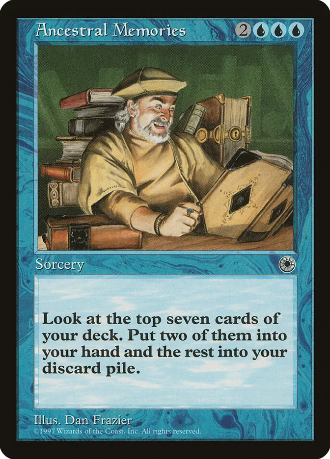 1997 Portal Ancestral Memories rare #40 rare card image