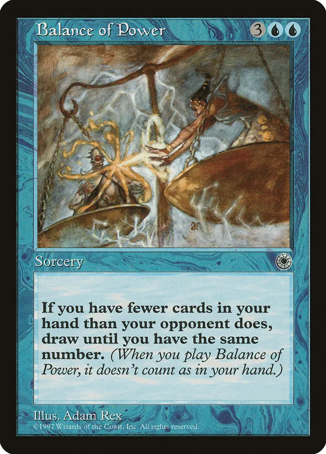 1997 Portal Balance of Power rare #41 rare card image