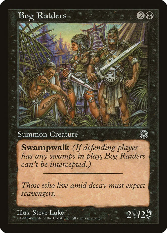 1997 Portal Bog Raiders common #82 common card image