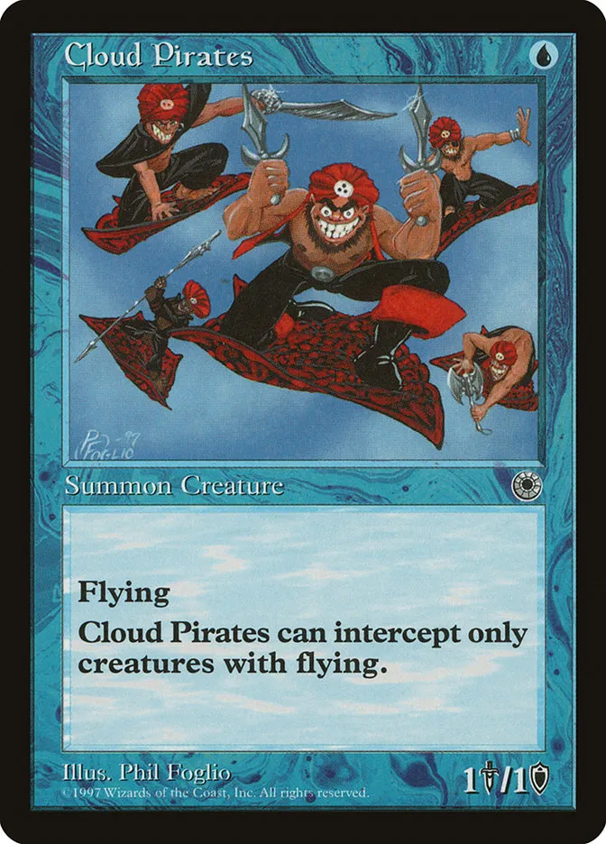 1997 Portal Cloud Pirates common #46 common card image