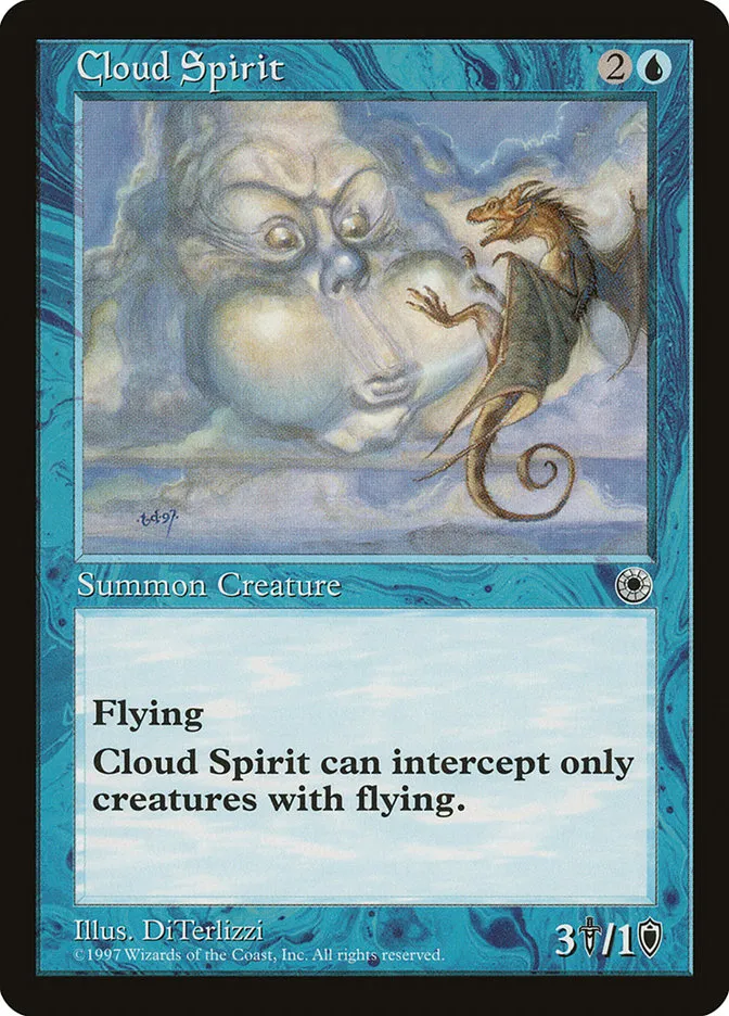 1997 Portal Cloud Spirit uncommon #47 uncommon card image