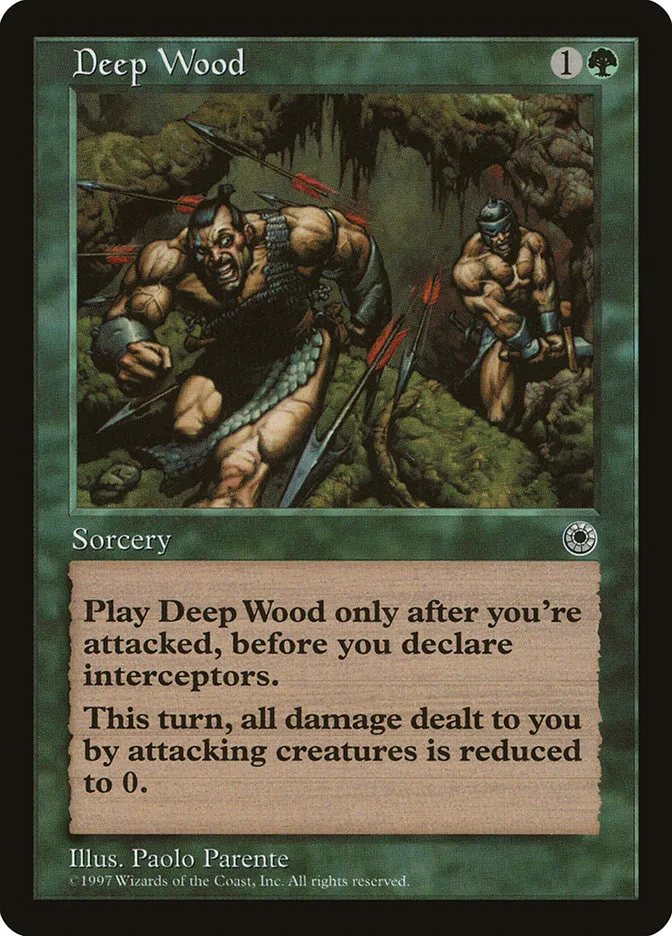 1997 Portal Deep Wood uncommon #162 uncommon card image