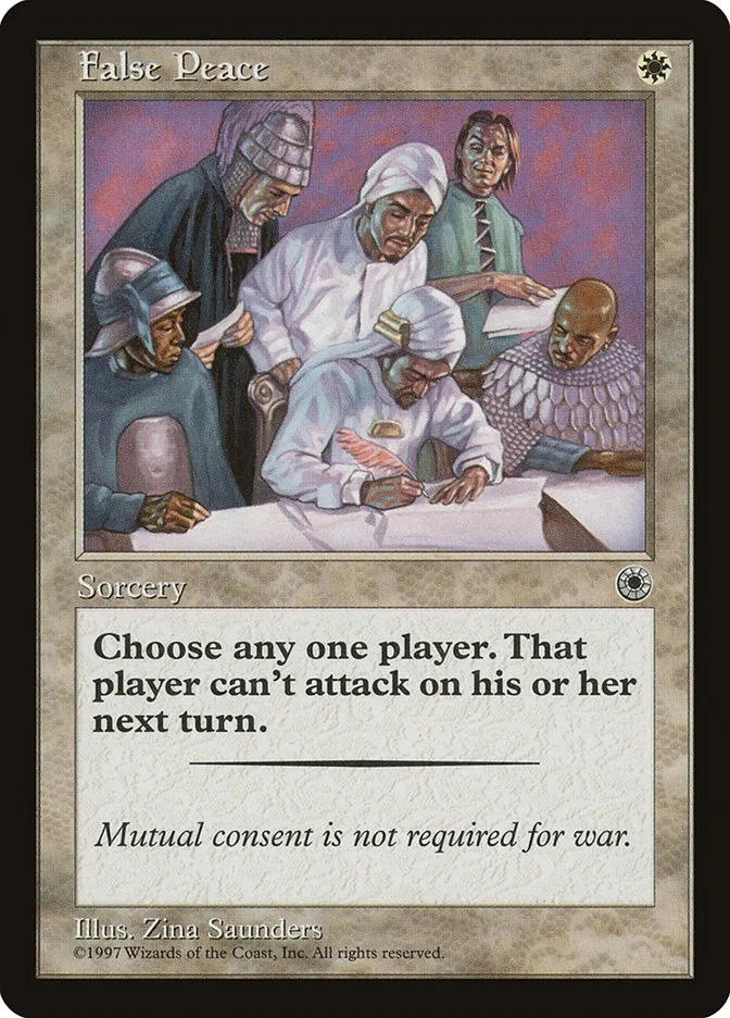 1997 Portal False Peace common #14 common card image