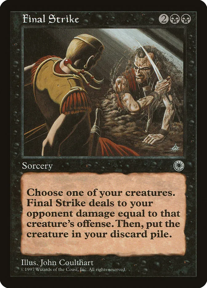 1997 Portal Final Strike rare #94 rare card image