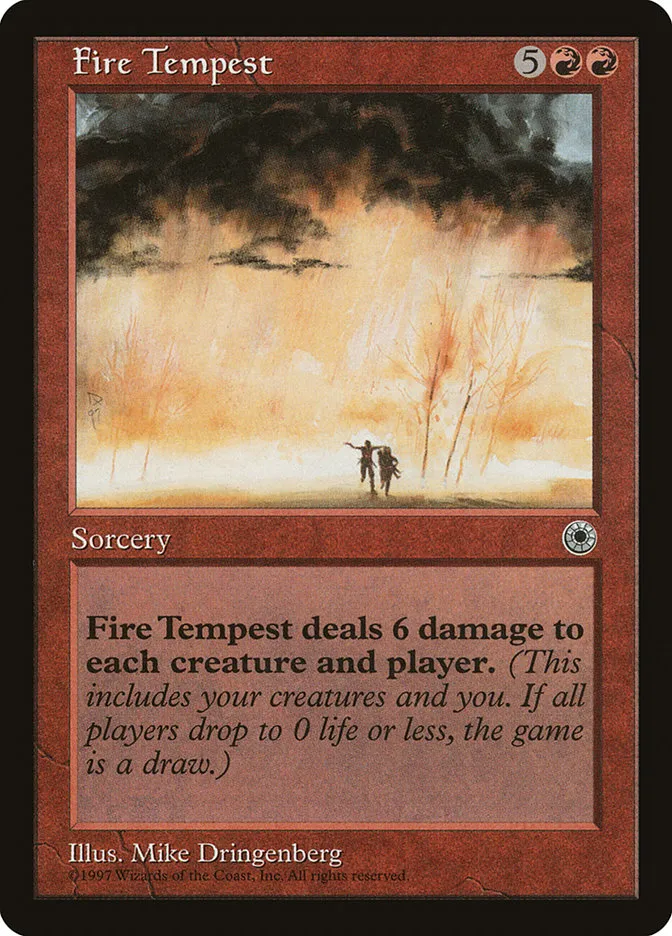 1997 Portal Fire Tempest rare #128 rare card image