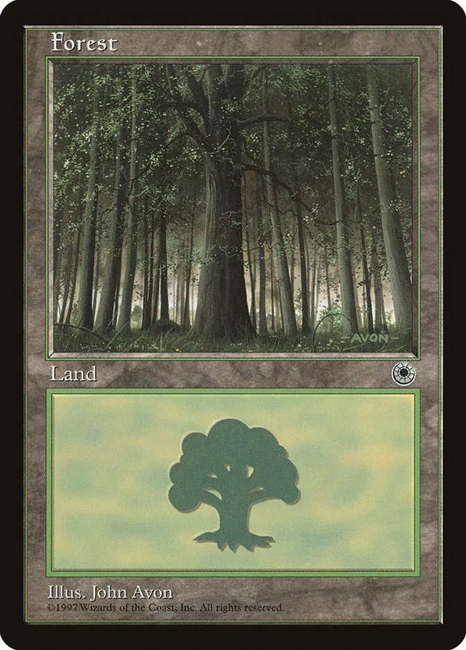 1997 Portal Forest common #212 common card image